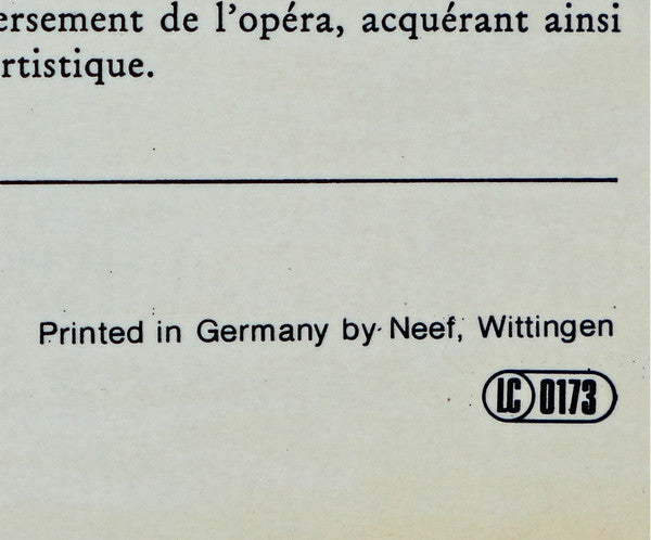 Herbert von Karajan, Berliner Philharmoniker : Opernballette (LP, Album, RP)