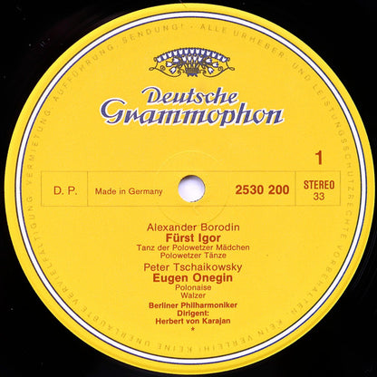 Herbert von Karajan, Berliner Philharmoniker : Opernballette (LP, Album, RP)