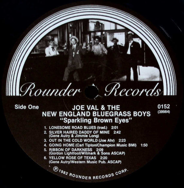 Joe Val And The New England Bluegrass Boys : Sparkling Brown Eyes (LP, Album)