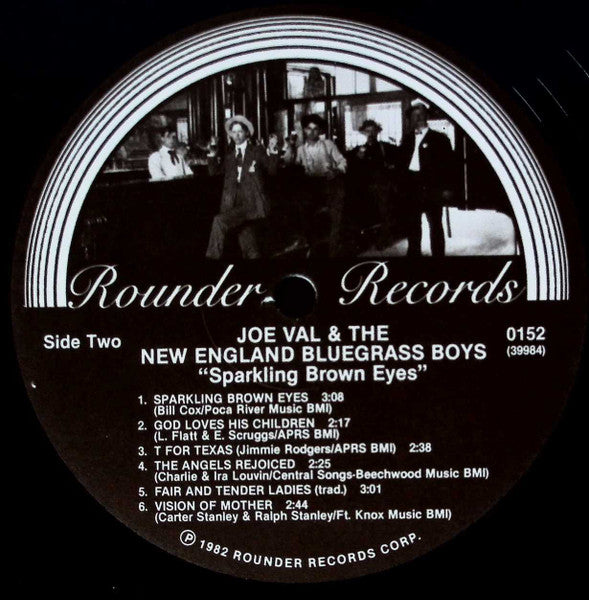 Joe Val And The New England Bluegrass Boys : Sparkling Brown Eyes (LP, Album)