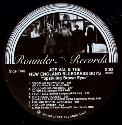 Joe Val And The New England Bluegrass Boys : Sparkling Brown Eyes (LP, Album)