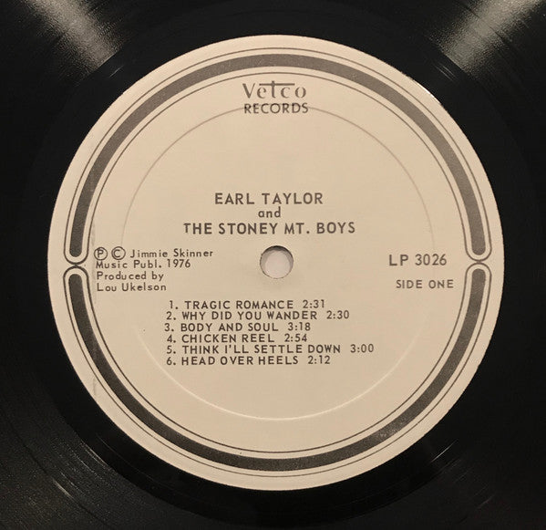 Earl Taylor & The Stoney Mountain Boys : Body And Soul (LP, Album)