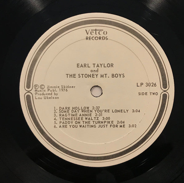 Earl Taylor & The Stoney Mountain Boys : Body And Soul (LP, Album)