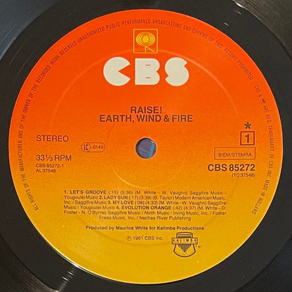 Earth, Wind & Fire : Raise! (LP, Album, Gat)