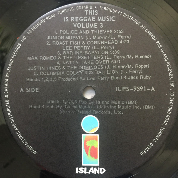 Various : This Is Reggae Music Vol. 3 (LP, Comp)