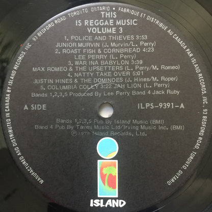 Various : This Is Reggae Music Vol. 3 (LP, Comp)