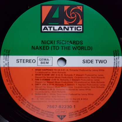 Nicki Richards : Naked (To The World) (LP, Album)