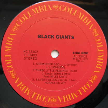 Various : Black Giants (2xLP, Comp)