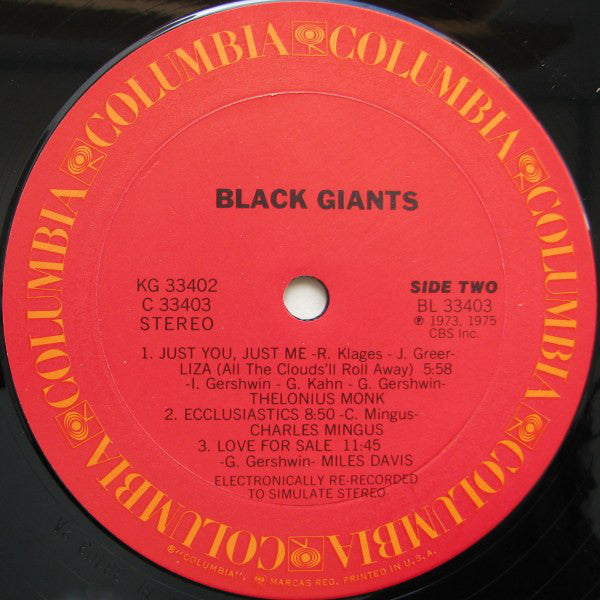 Various : Black Giants (2xLP, Comp)