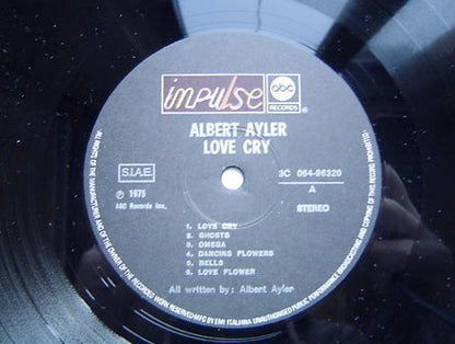 Albert Ayler : Love Cry (LP, Album, RE)