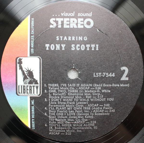 Tony Scotti : Starring Tony Scotti (LP, Album)