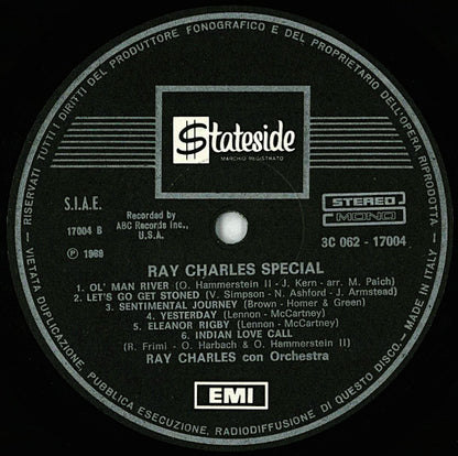 Ray Charles : Ray Charles Special (LP, Comp, RE)