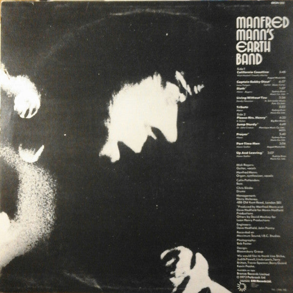 Manfred Mann's Earth Band : Manfred Mann's Earth Band (LP, Album, RE)