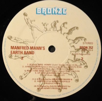 Manfred Mann's Earth Band : Manfred Mann's Earth Band (LP, Album, RE)