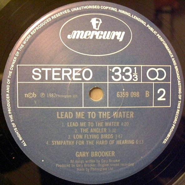 Gary Brooker : Lead Me To The Water (LP, Album)