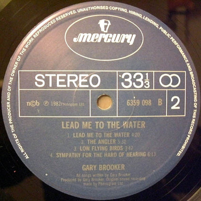 Gary Brooker : Lead Me To The Water (LP, Album)