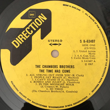 The Chambers Brothers : The Time Has Come (LP, Album)