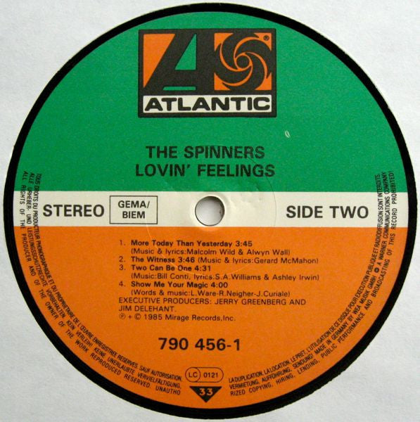 Spinners : Lovin' Feelings (LP, Album)