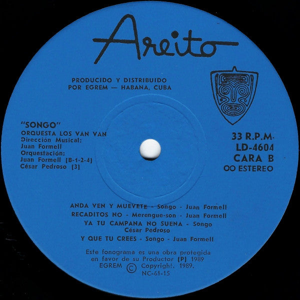 Los Van Van : Songo (LP, Album)