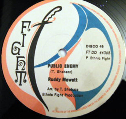 Tony Shabazz / Rudie Mowatt : Mr. Fitzy / Public Enemy (12")