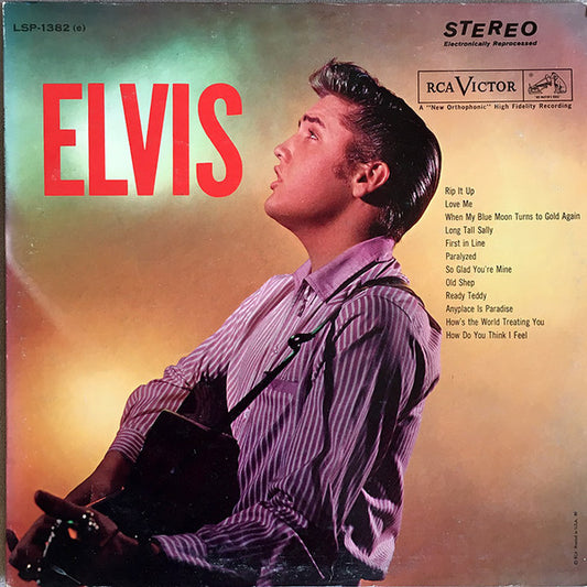 Elvis Presley : Elvis (LP, Album, RE, Roc)