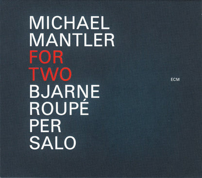 Michael Mantler : For Two (CD, Album)