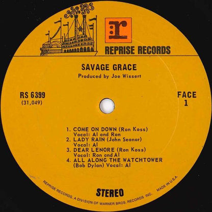 Savage Grace (2) : Savage Grace (LP, Album, Pit)