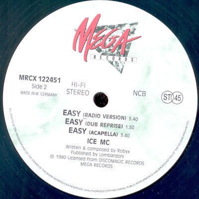 ICE MC : Easy (12")