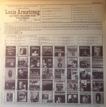 Louis Armstrong And His Savoy Ballroom Five & Louis Armstrong And His Orchestra : St. James Infirmary 1928 -1929 (LP, Comp)