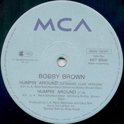 Bobby Brown : Humpin' Around (12", Maxi)