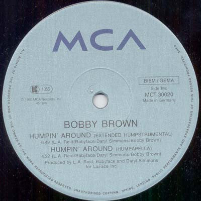 Bobby Brown : Humpin' Around (12", Maxi)