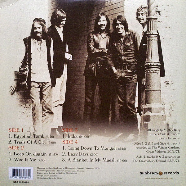 Mighty Baby : Tasting The Life: Live 1971 (2xLP, Album)