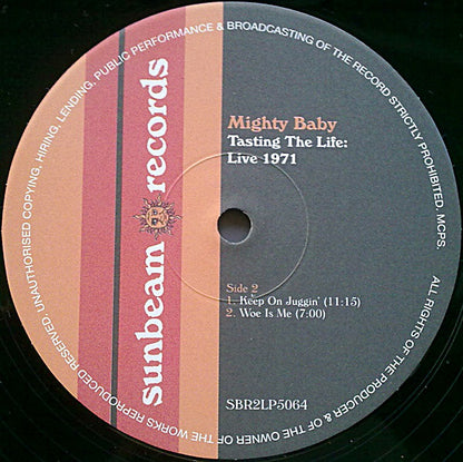 Mighty Baby : Tasting The Life: Live 1971 (2xLP, Album)