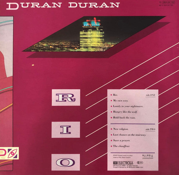 Duran Duran : Rio (LP, Album)