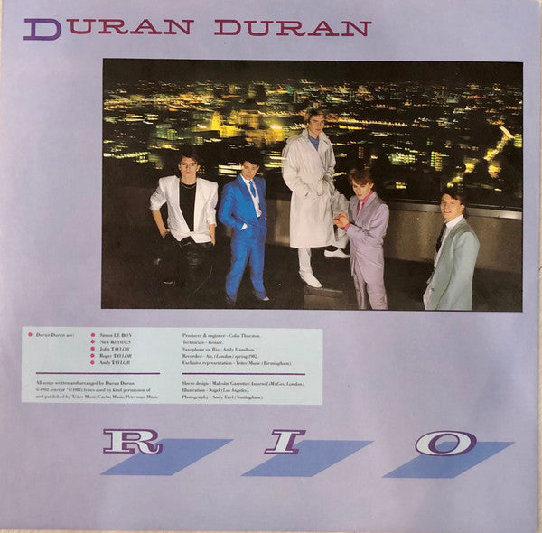 Duran Duran : Rio (LP, Album)