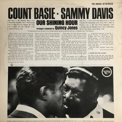 Sammy Davis Jr. & Count Basie : Our Shining Hour (LP, Album)