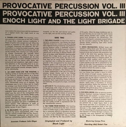 Enoch Light And The Light Brigade : Provocative Percussion Vol. 3 (LP, Album)