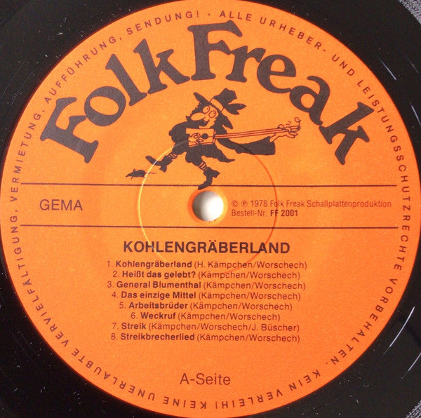 Werner Worschech : Kohlengräberland (LP, Album)