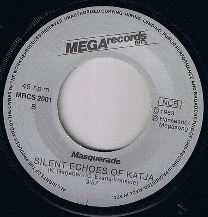 Masquerade (5) : Guardian Angel (7", Single)