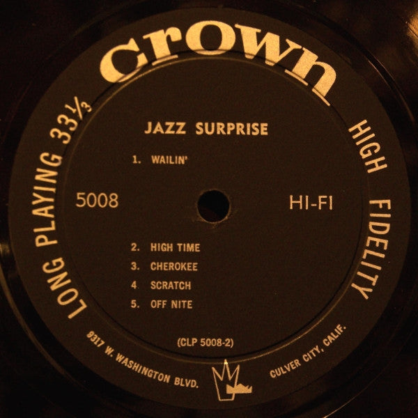 The Modern Jazz Stars : Jazz Surprise! (LP, Album, RE)