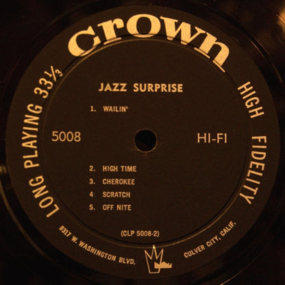 The Modern Jazz Stars : Jazz Surprise! (LP, Album, RE)