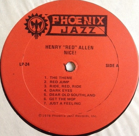 Henry "Red" Allen : Nice! (LP, Album)