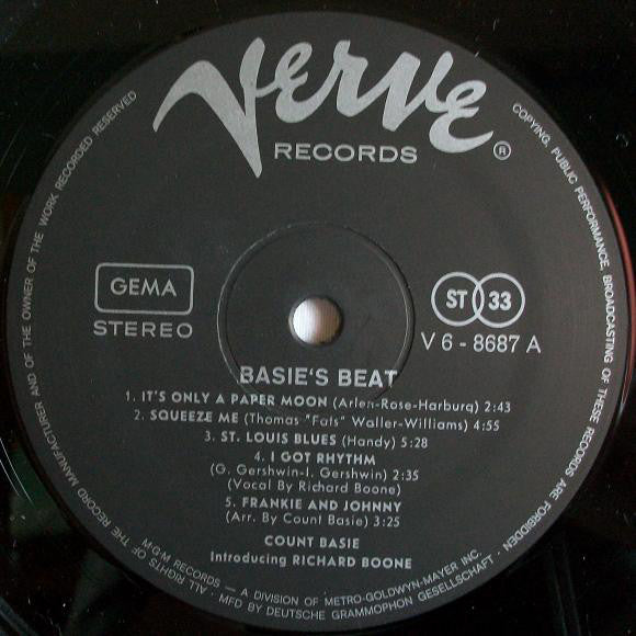 Count Basie Orchestra : Basie's Beat (LP)