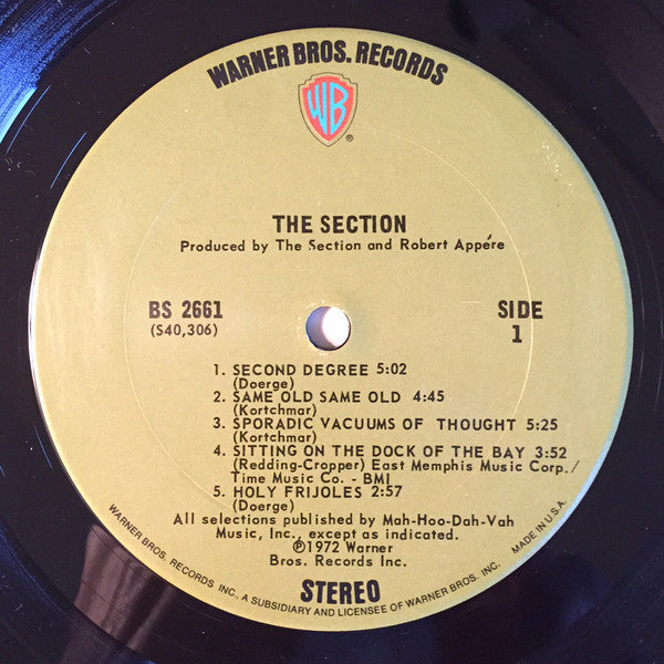 The Section : The Section (LP, Album)