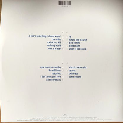 Duran Duran : Greatest (2xLP, Comp, RE, RM)