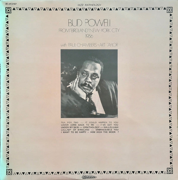 Bud Powell : From "Birdland" New-York City 1956 (LP, RE)