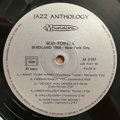 Bud Powell : From "Birdland" New-York City 1956 (LP, RE)