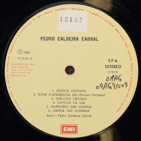 Pedro Caldeira Cabral : Pedro Caldeira Cabral (LP, Album)