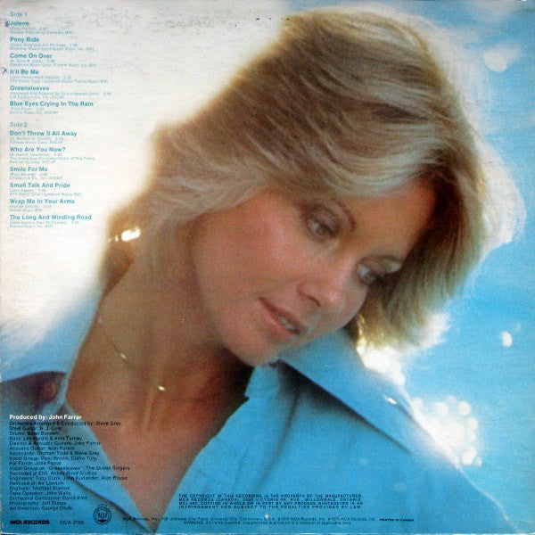 Olivia Newton-John : Come On Over (LP, Album, Glo)