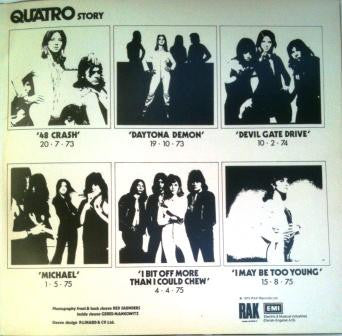 Suzi Quatro : The Suzi Quatro Story - Golden Hits (LP, Comp, Gat)